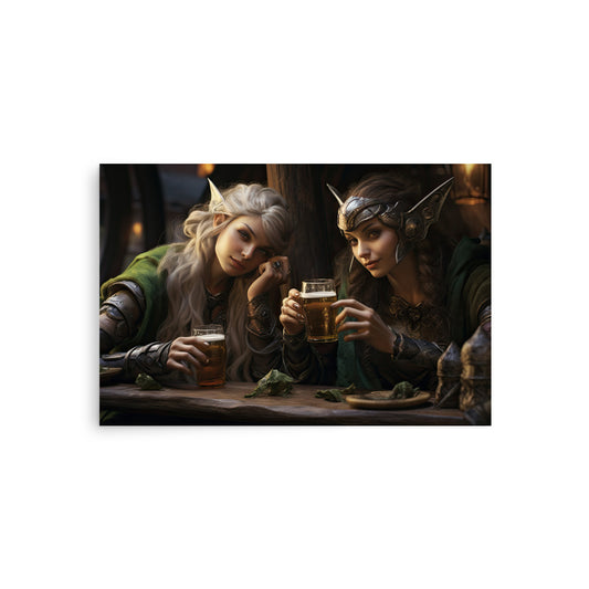 Elves Out Drinking
