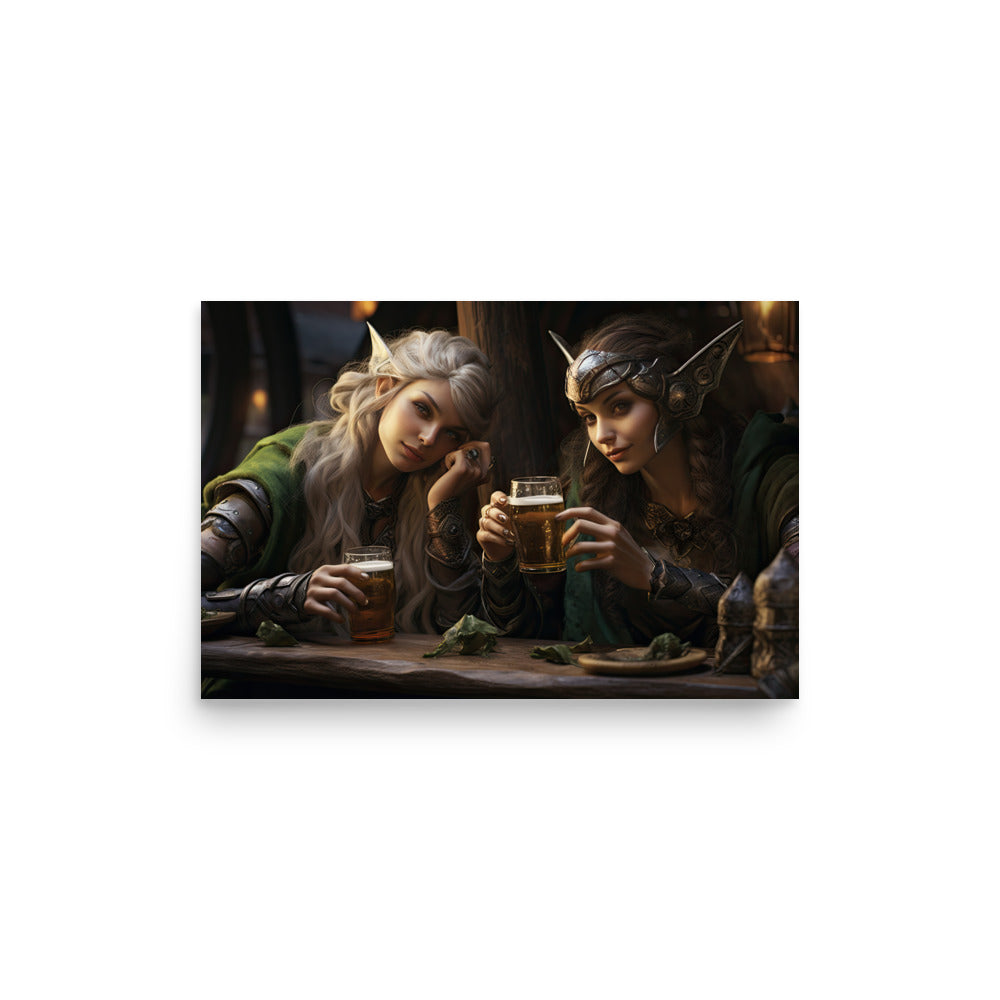 Elves Out Drinking