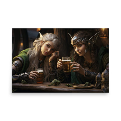 Elves Out Drinking